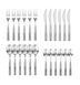 Faqueiro Jogo De Talheres Conjunto Inox Escovado 24 Pecas Hamilton Beach Aspen 6